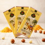 Luxury sweets gianduja milk chocolate whith kunafa, hazelnuts & caramel — изображение 3