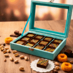 Подарочная коробка Luxury sweets pisachio kunafa